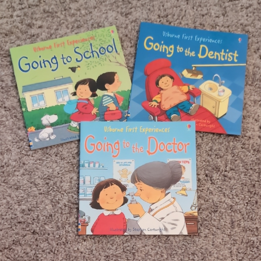 Usborne Mini Books First Experiences Going To The Doctor, Dentist, And School